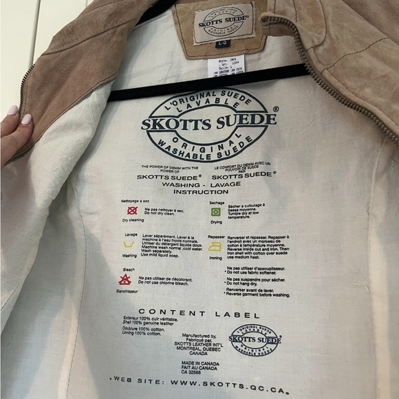 Scotts Suede Tan Suede Vest - Picture 4 of 5